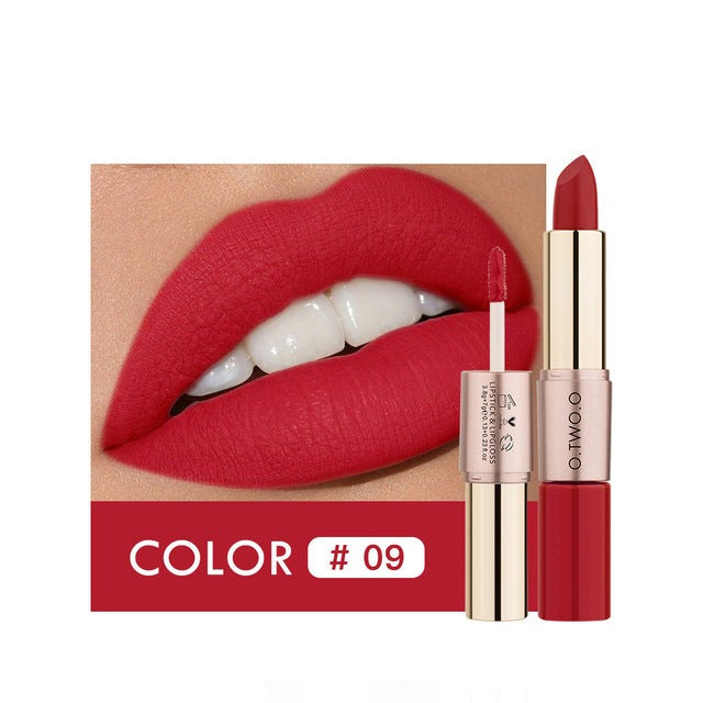 Two-in-one Long-lasting Moisturizing Lipstick and Lip Gloss - Ali Pro
