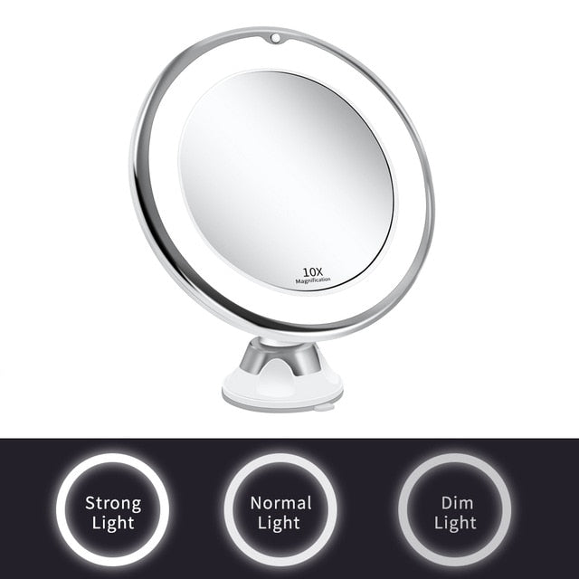 Adjustable Lighted LED Makeup Mirror - Ali Pro