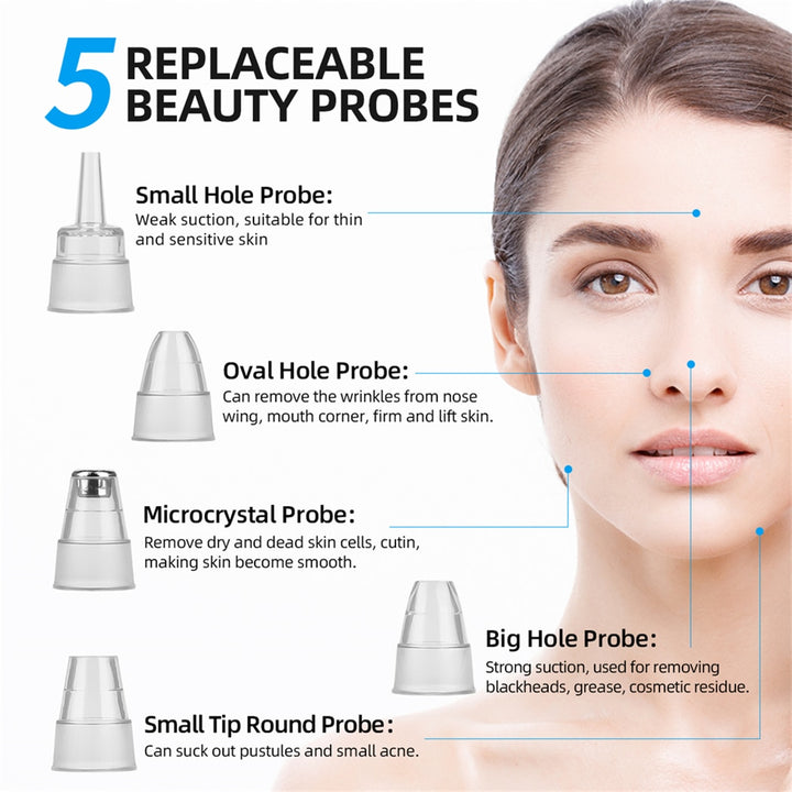 Vacuum Blackhead Acne Remover Facial Suction Tool - Ali Pro